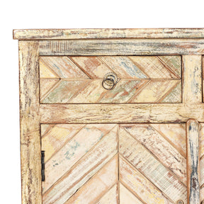 2 Door Indian Parquet Side Cabinet