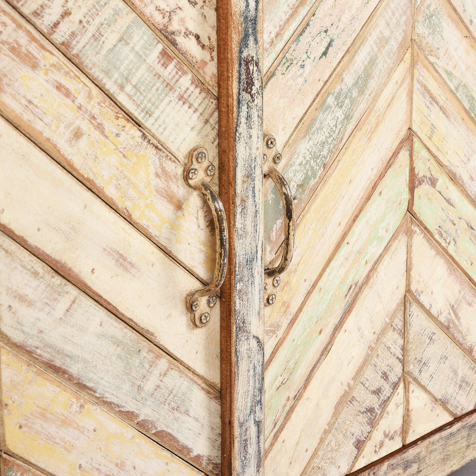 2 Door Indian Parquet Side Cabinet