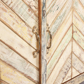 2 Door Indian Parquet Side Cabinet