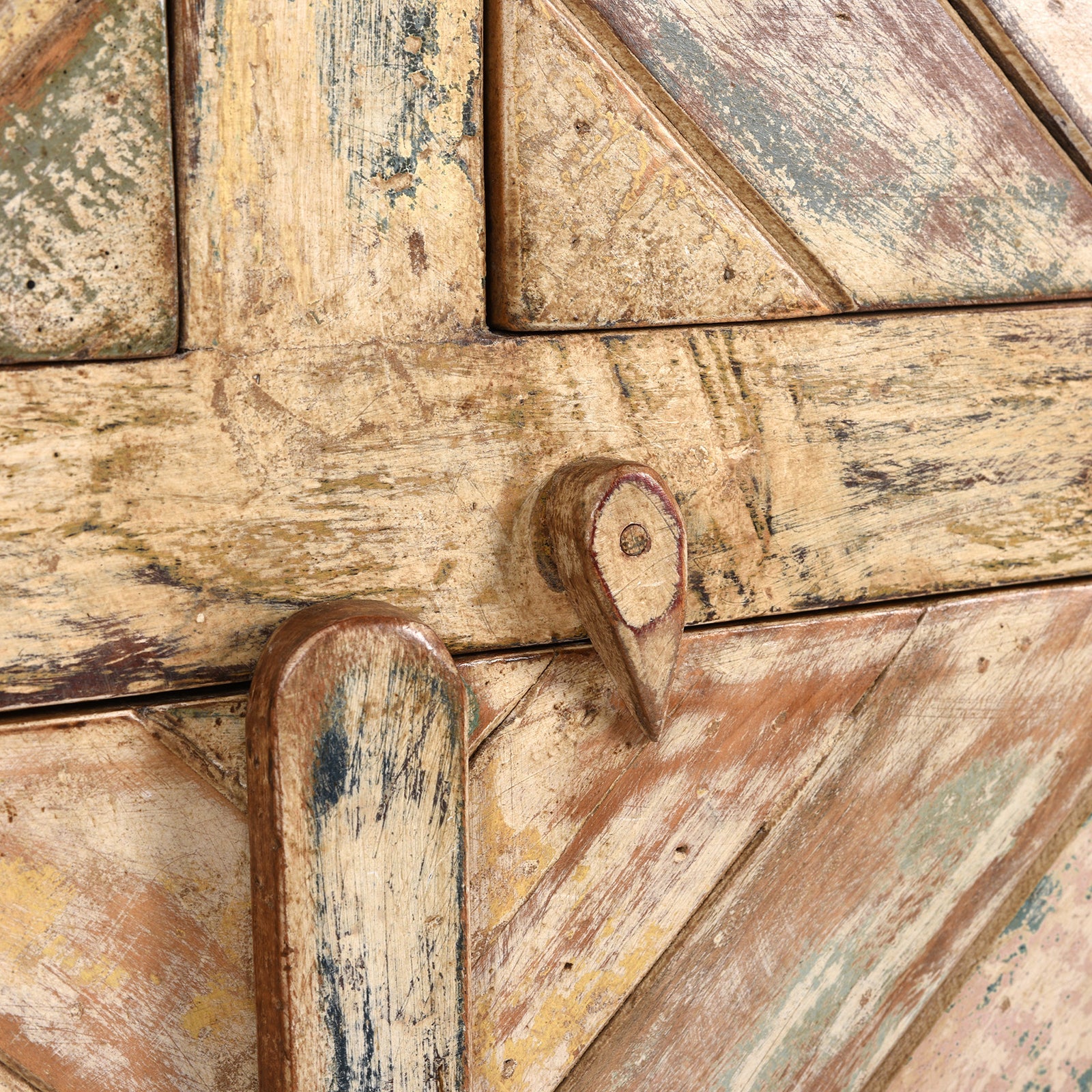 2 Door Indian Parquet Side Cabinet