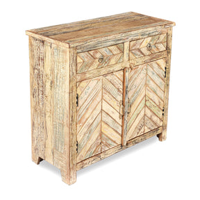 2 Door Indian Parquet Side Cabinet
