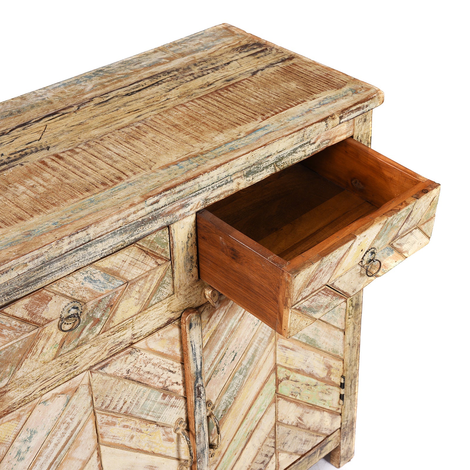 2 Door Indian Parquet Side Cabinet
