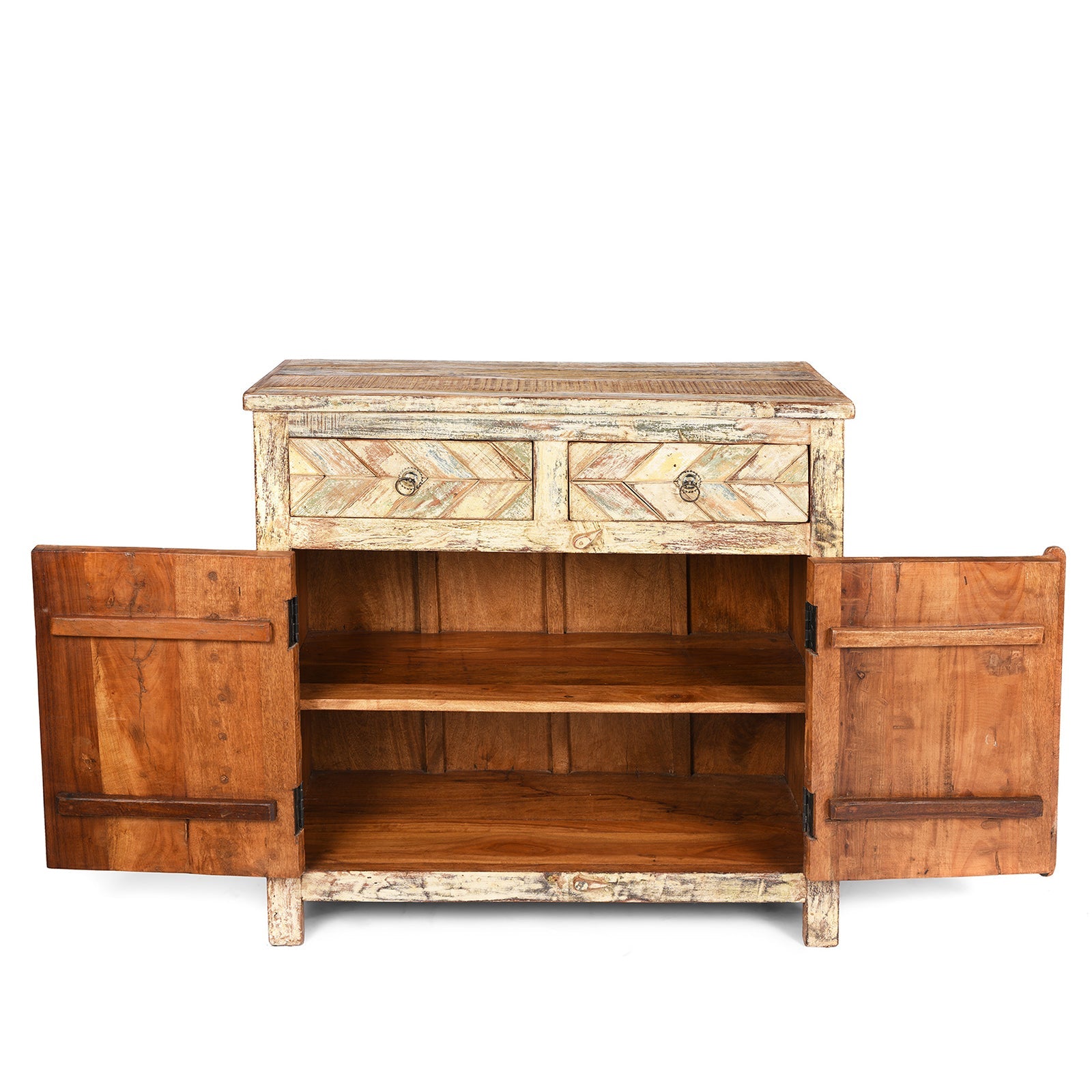 2 Door Indian Parquet Side Cabinet