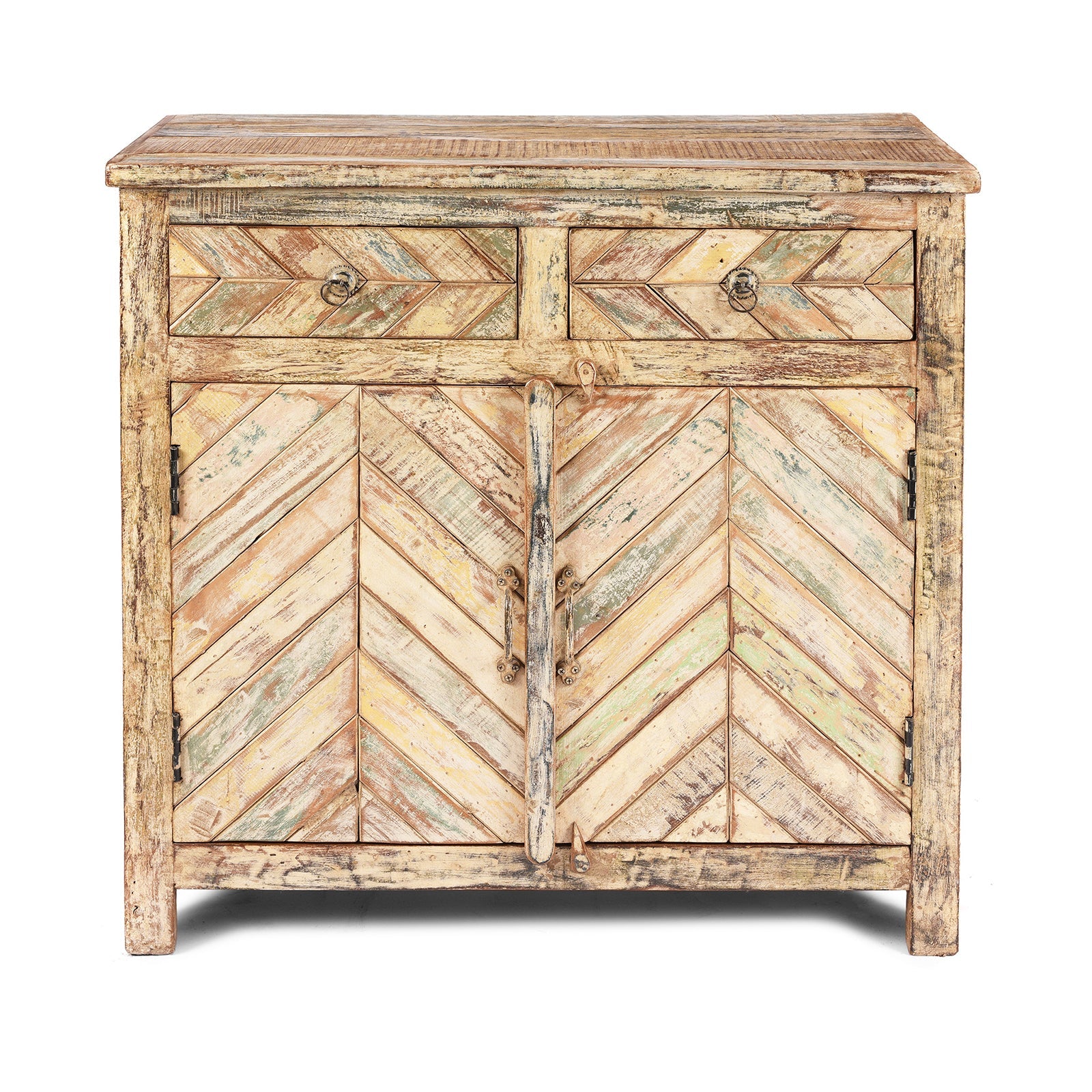 2 Door Indian Parquet Side Cabinet