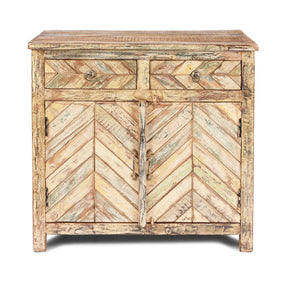 2 Door Indian Parquet Side Cabinet