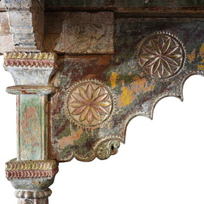Carved & Painted Pavilion From Kutch - Early 19th Century