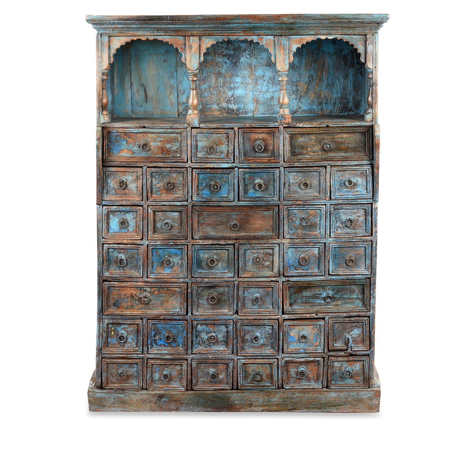 Teak Apothecary Chest From South India - 19th Century