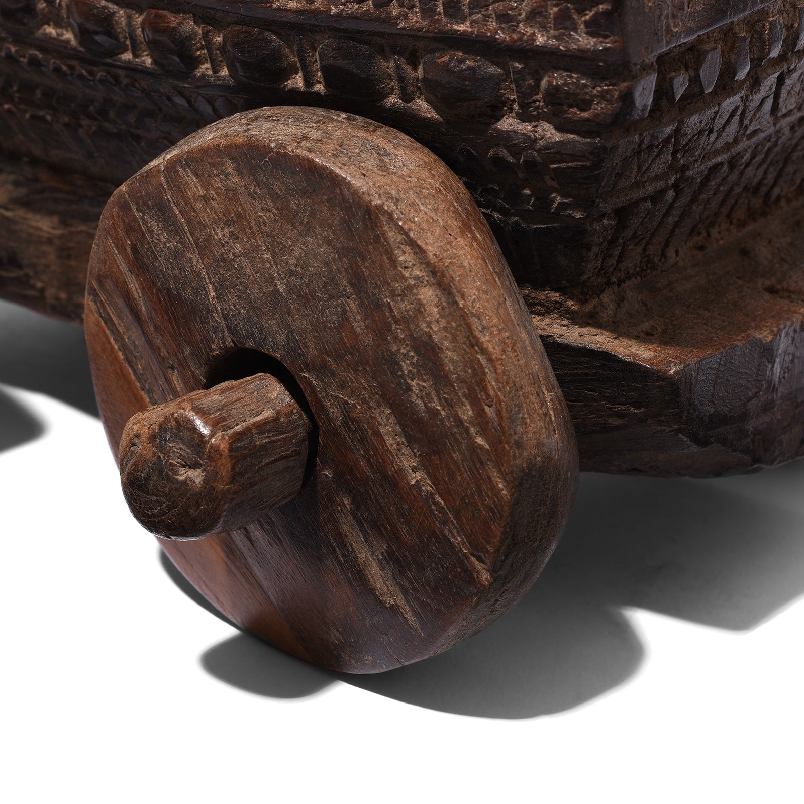 Nandi Tikka Box From Andhra Pradesh - Ca 1920's