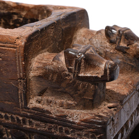 Nandi Tikka Box From Andhra Pradesh - Ca 1920's