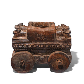 Nandi Tikka Box From Andhra Pradesh - Ca 1920's