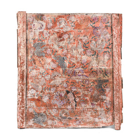 Painted Indian Bird Panel From Gujarat - Ca 1920