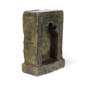 Carved Soapstone Lamp Niche From Dungarpur - 19thC