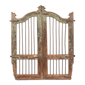 Teak Indian Dog Gate From Gujarat - 19thC