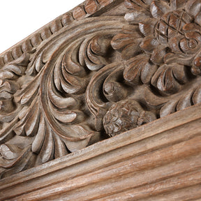 Carved Indian Teak Door From Kutch - 19th Century