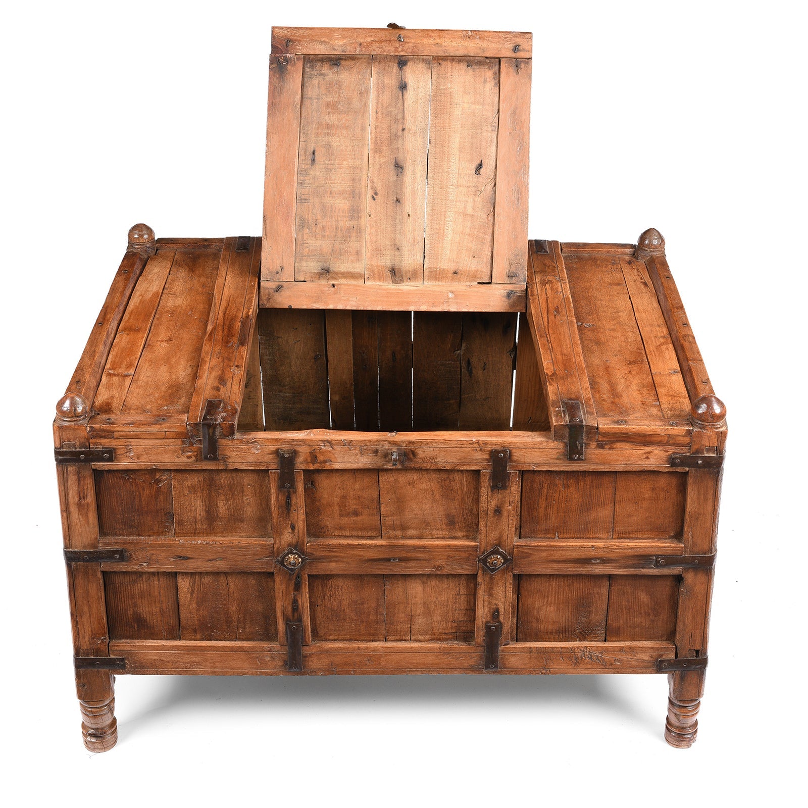 Indian Stick Box Chest From Jaisalmer - Ca 1920