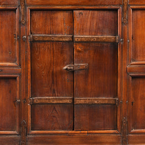 Iron Bound Teak Stick Chest From Kutch - 19th Century