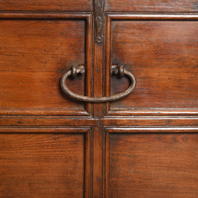 Iron Bound Teak Stick Chest From Kutch - 19th Century