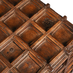Brass Bound Teak Indian 'Pithara' Chest From Saurashtra - 18th Century