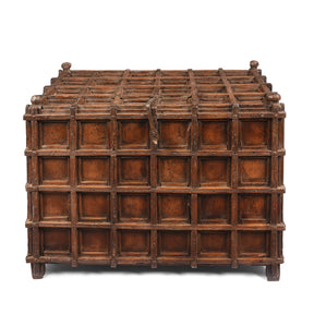 Brass Bound Teak Indian 'Pithara' Chest From Saurashtra - 18th Century