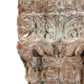 Carved Teak Triple Arch From Maharashtra - 19thC