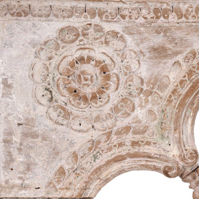 Carved Teak Triple Arch From Maharashtra - 19thC