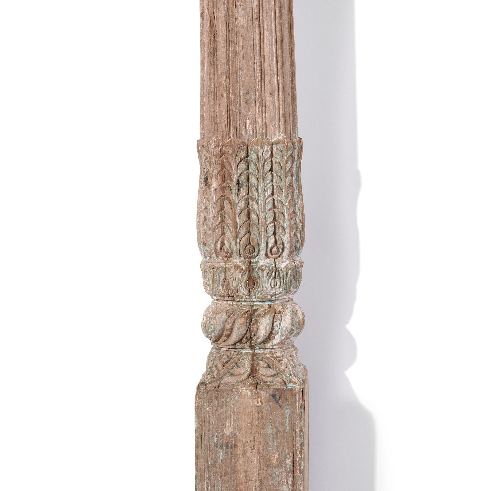 Carved Teak Triple Arch From Maharashtra - 19thC
