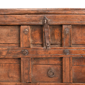 Indian Stick Box Storage Chest From Jaisalmer - 19thC