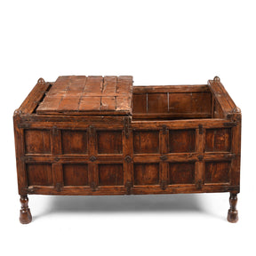 Indian Stick Box Storage Chest From Jaisalmer - 19thC