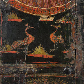 Painted Indian Window Shutter From Rajasthan- 19thC