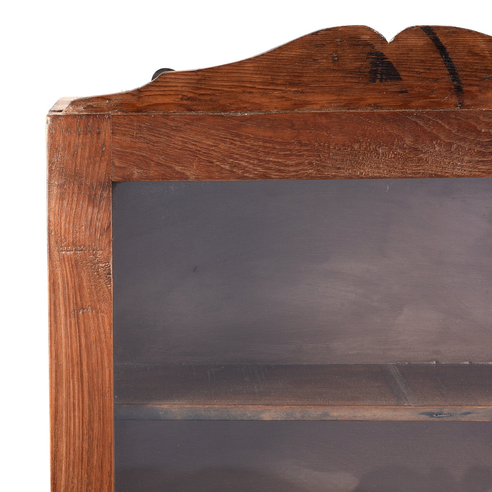 Glazed Teak Wall Cabinet From Gujarat - Ca 1930