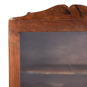 Glazed Teak Wall Cabinet From Gujarat - Ca 1930