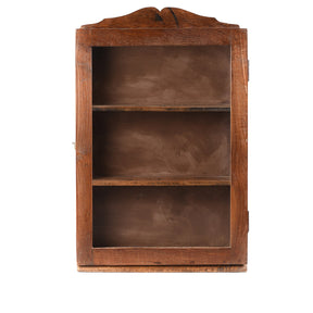 Glazed Teak Wall Cabinet From Gujarat - Ca 1930