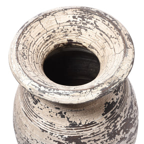 Vintage Painted Pot From Kullu - 1950's