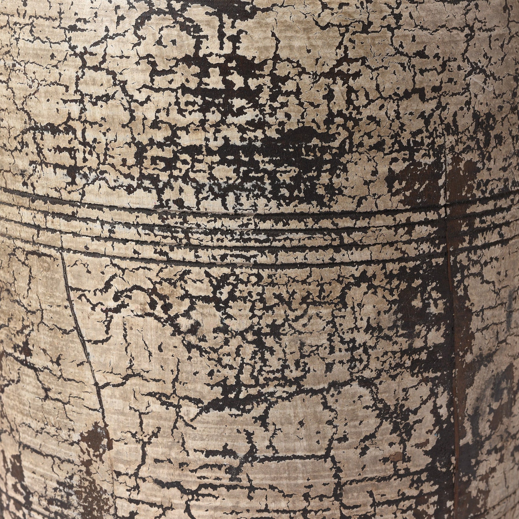 Vintage Painted Pot From Kullu - 1950's