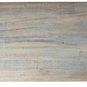 Blue Painted Console Table Made from Reclaimed Teak