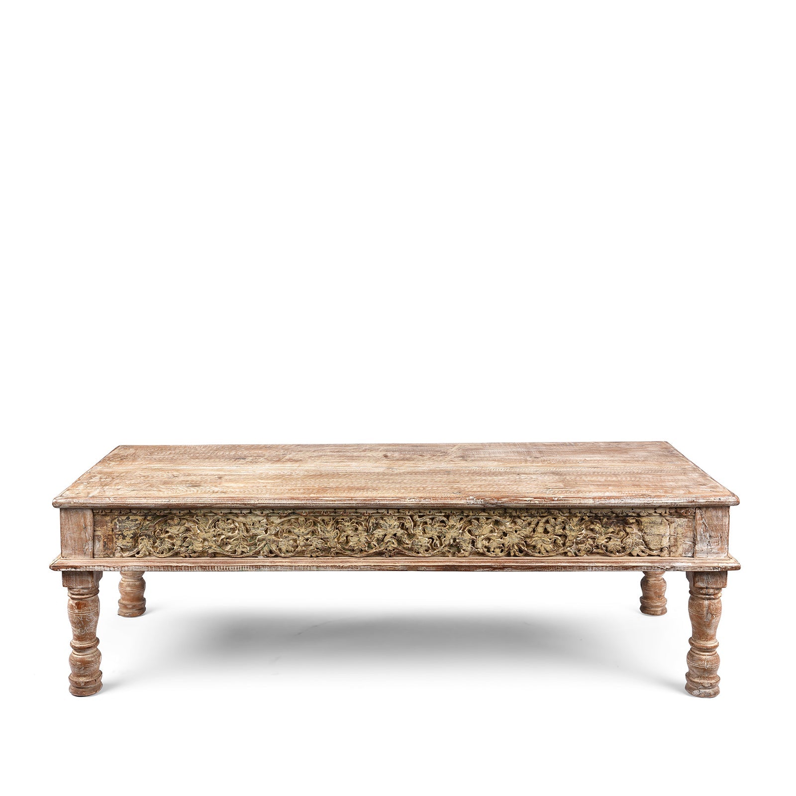 Indian Takhat Coffee Table Made From Reclaimed Teak