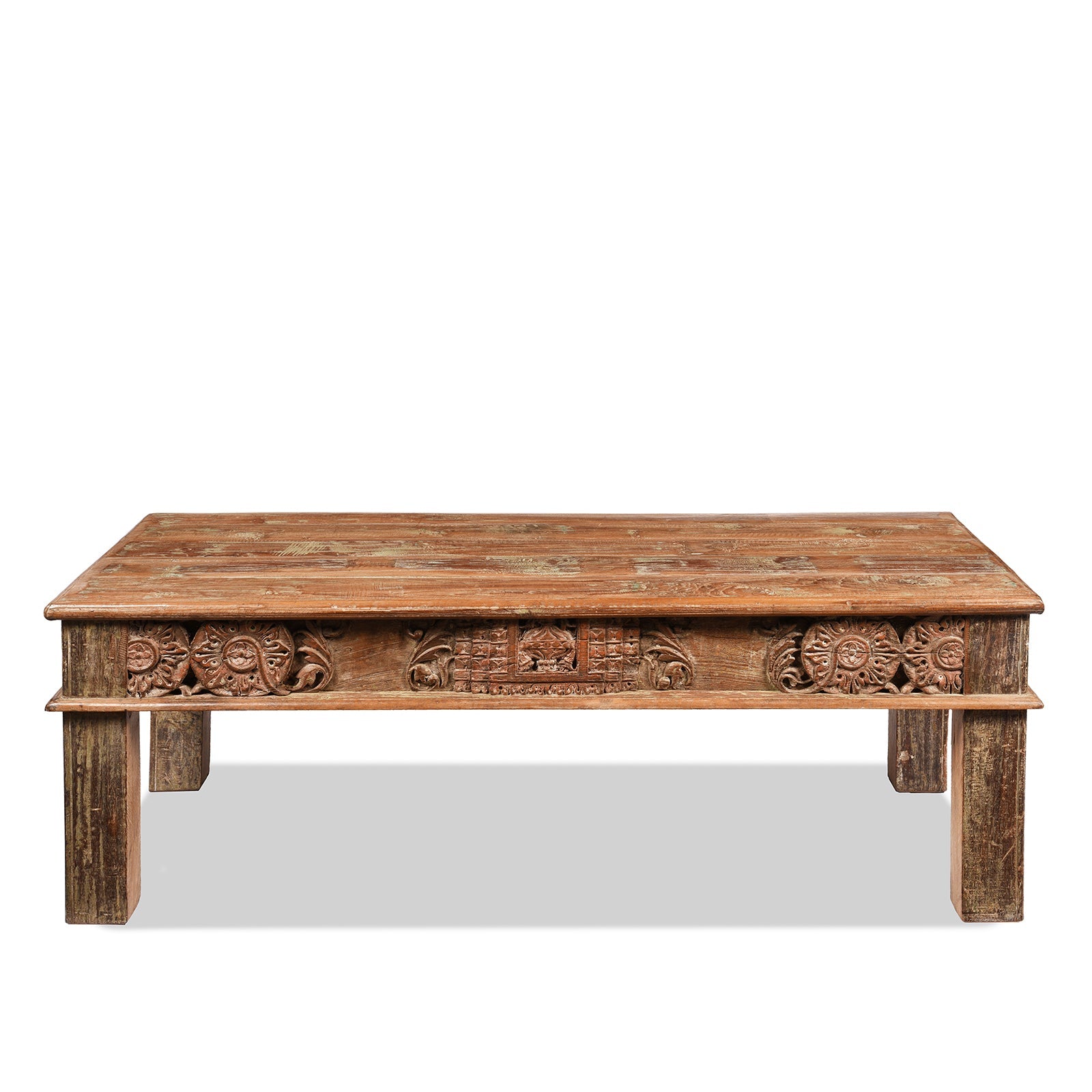 Indian Takhat Coffee Table Made From Reclaimed Teak