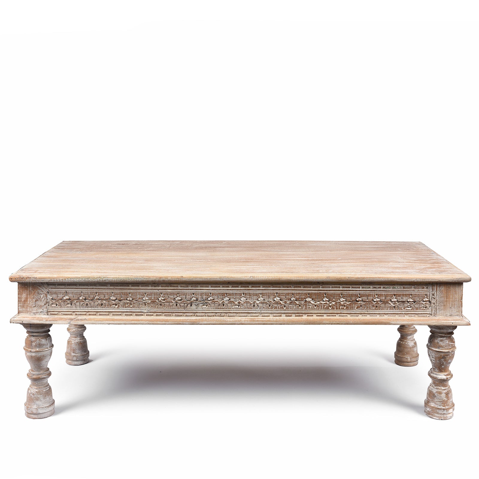 Indian Takhat Coffee Table Made From Reclaimed Teak