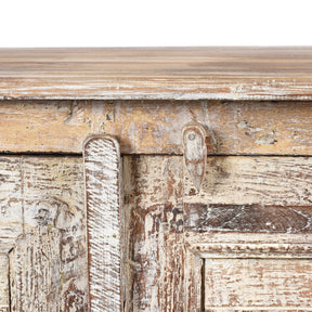 Reclaimed Indian Louvre Sideboard With Paint Finish