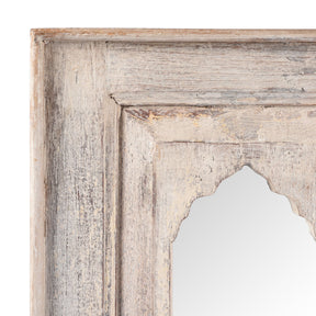 Indian Mihrab Mirror Made From Old Teak (35 x 58.5cm)