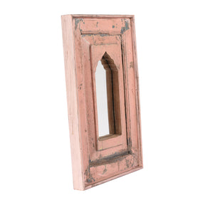 Indian Mihrab Mirror Made From Old Teak