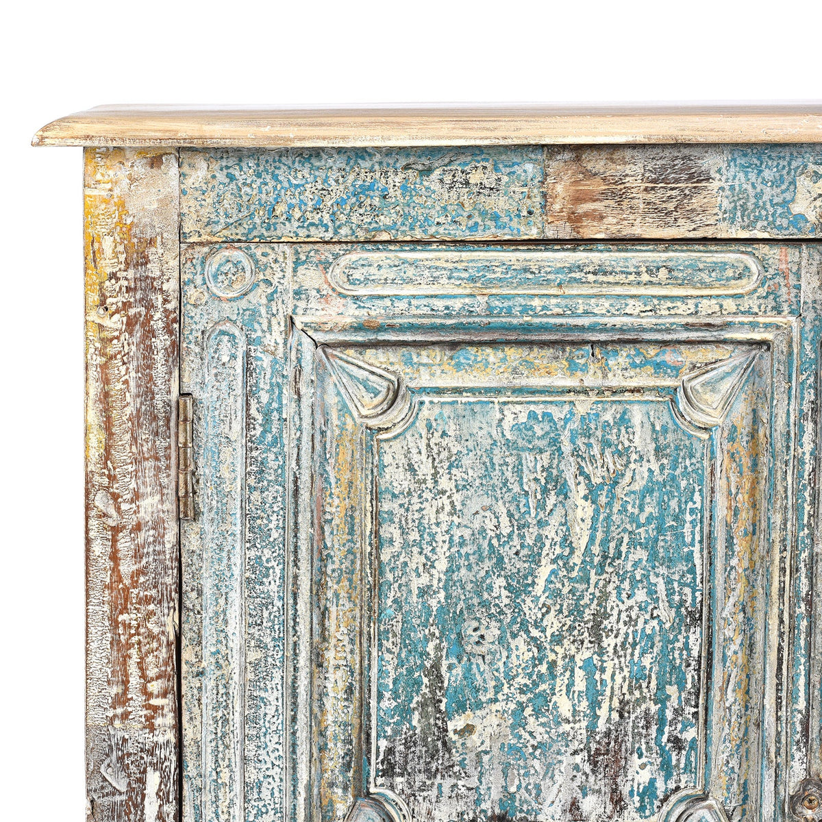 2 Door Indian Cabinet Made From Reclaimed Teak