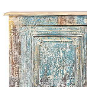2 Door Indian Cabinet Made From Reclaimed Teak