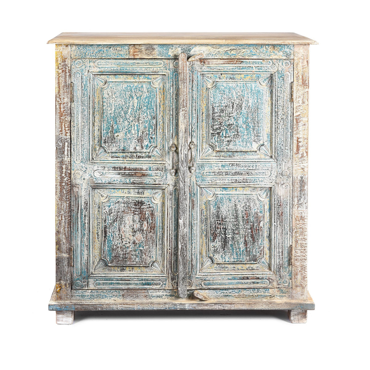 2 Door Indian Cabinet Made From Reclaimed Teak