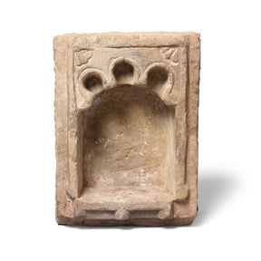 Carved Stone Lamp Niche From Dungarpur - 18thC