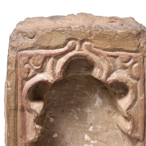 Carved Stone Lamp Niche From Dungarpur - 18thC