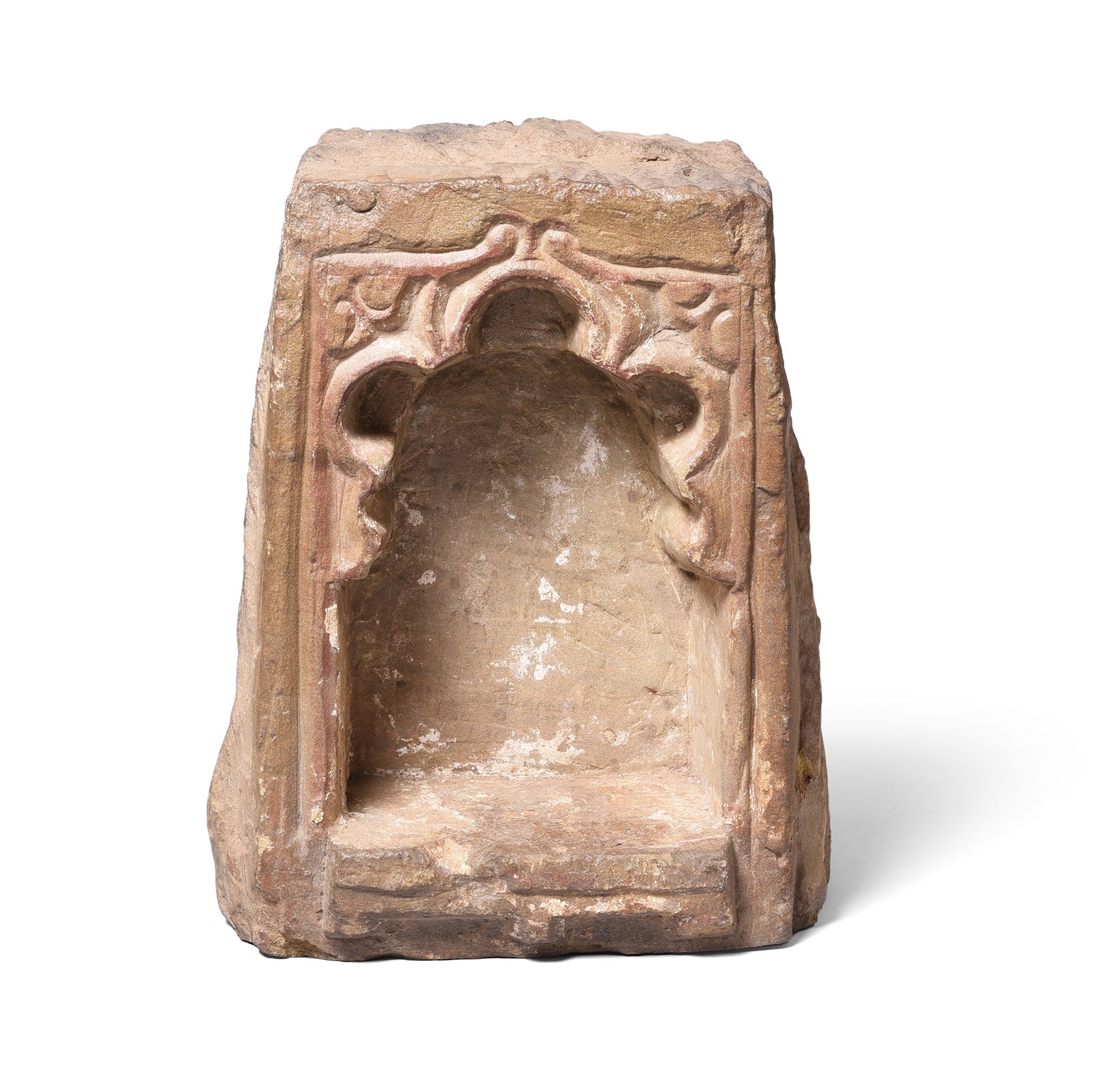 Carved Stone Lamp Niche From Dungarpur - 18thC