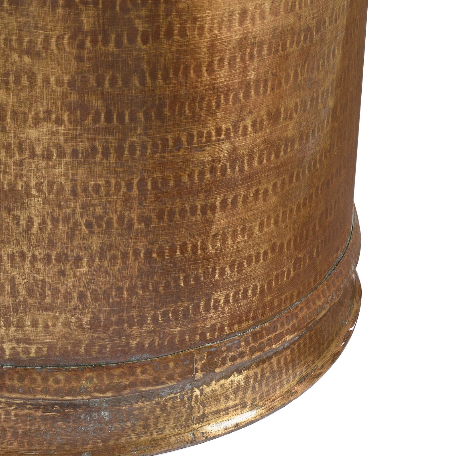 Old Brass Planter From Rajasthan - Ca 1900