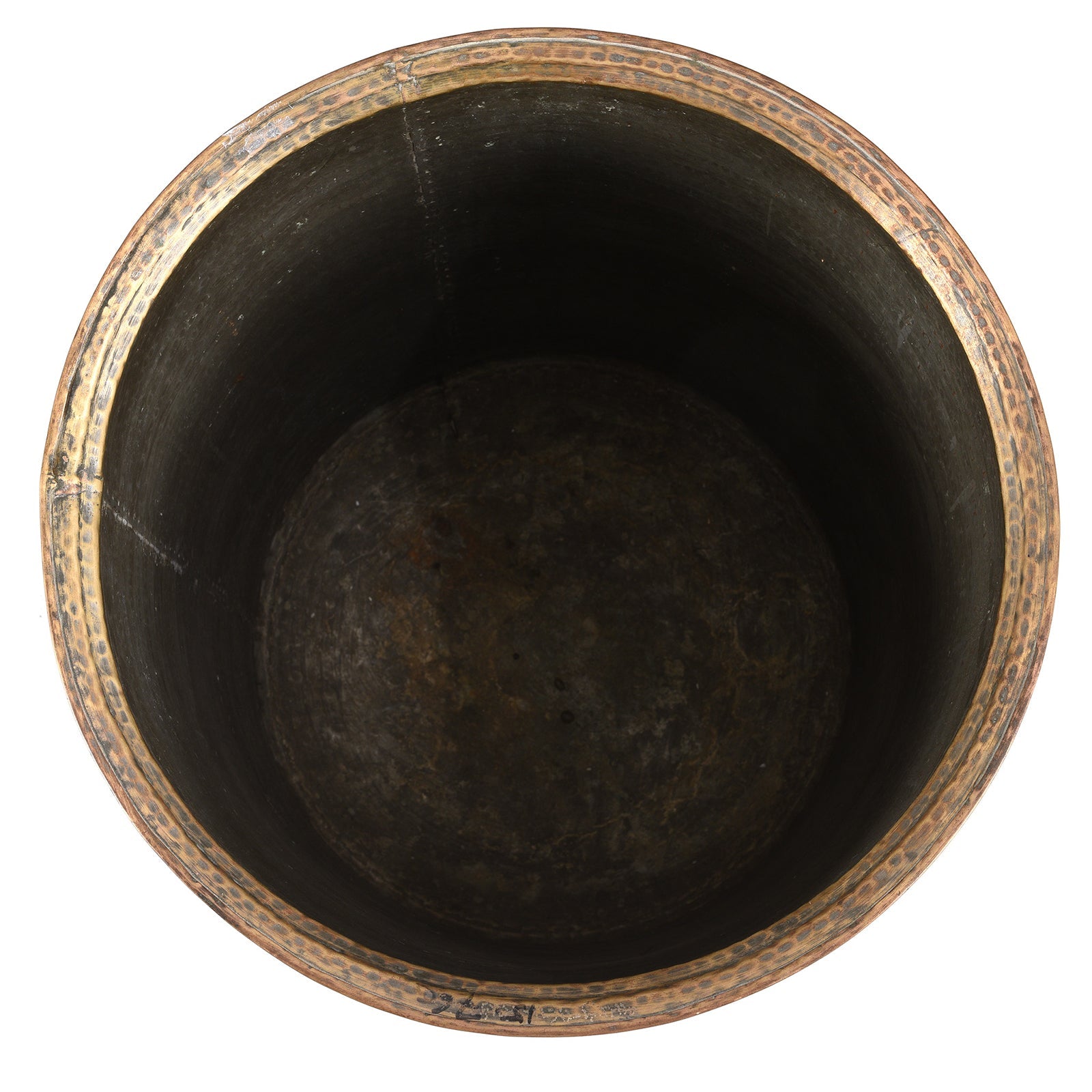 Old Brass Planter From Rajasthan - Ca 1900