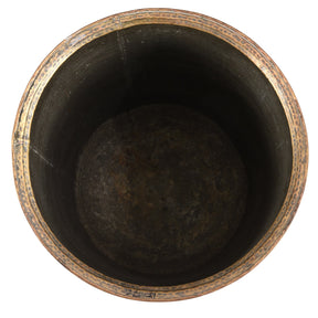 Old Brass Planter From Rajasthan - Ca 1900